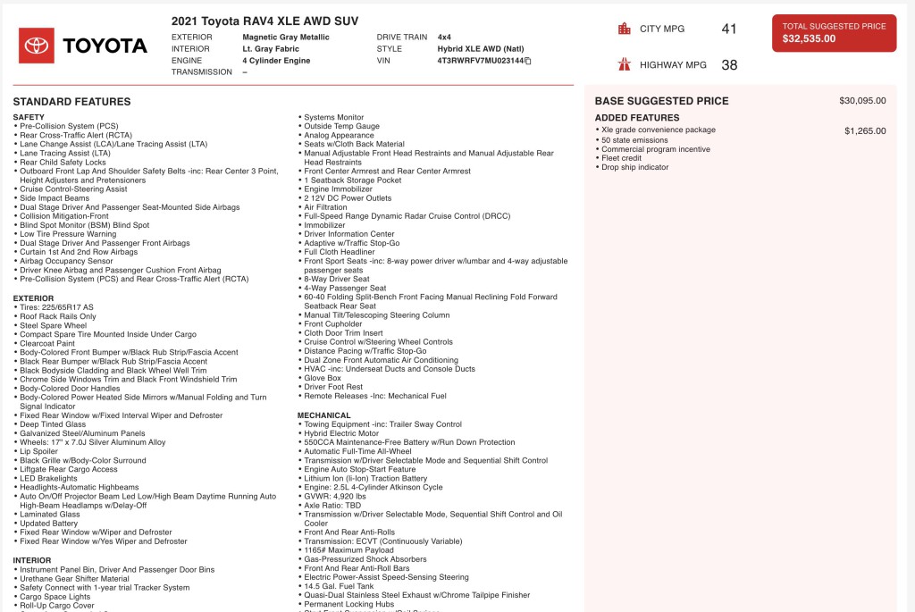 2021 Toyota Rav4 Image 12