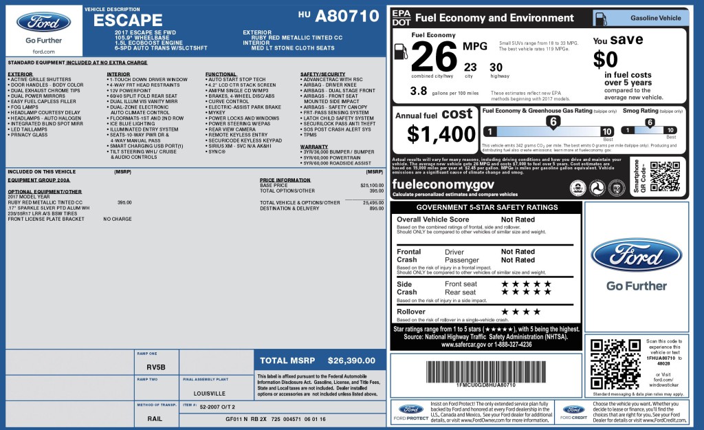2017 Ford Escape Image 7