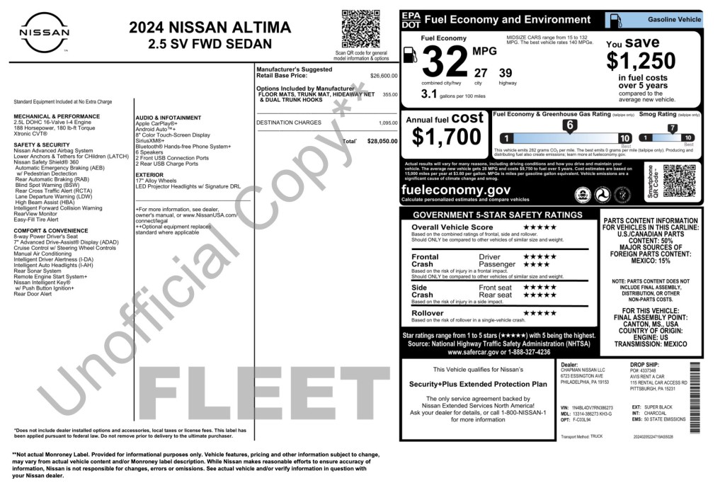 2024 Nissan Altima Image 11