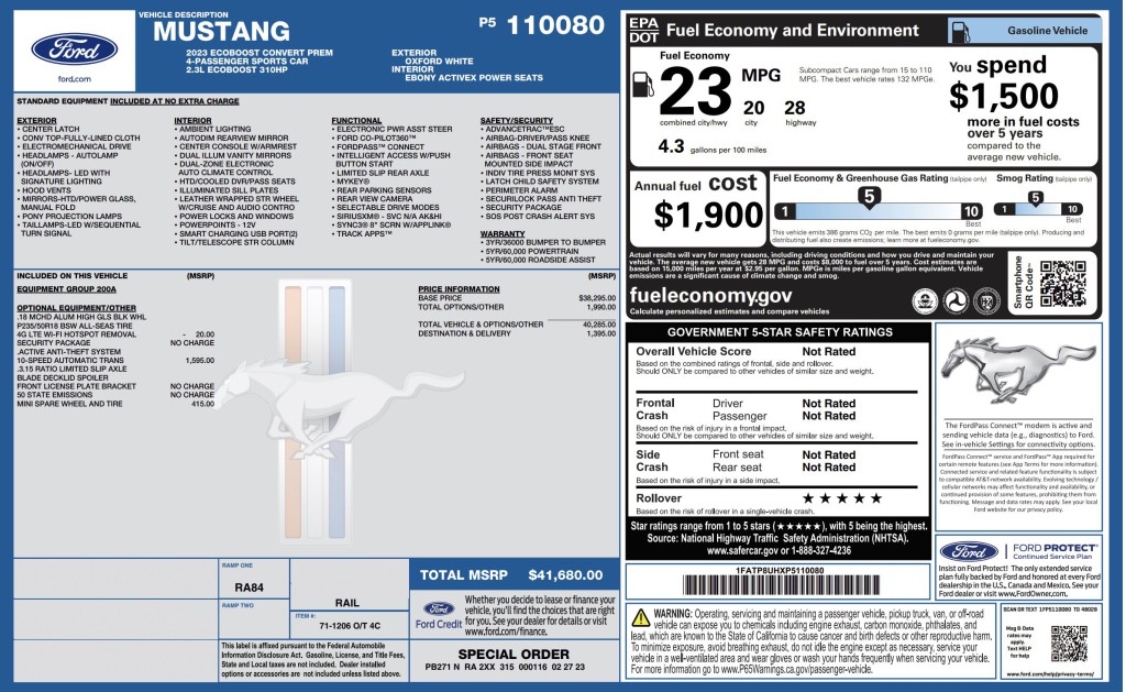 2023 Ford Mustang Image 7