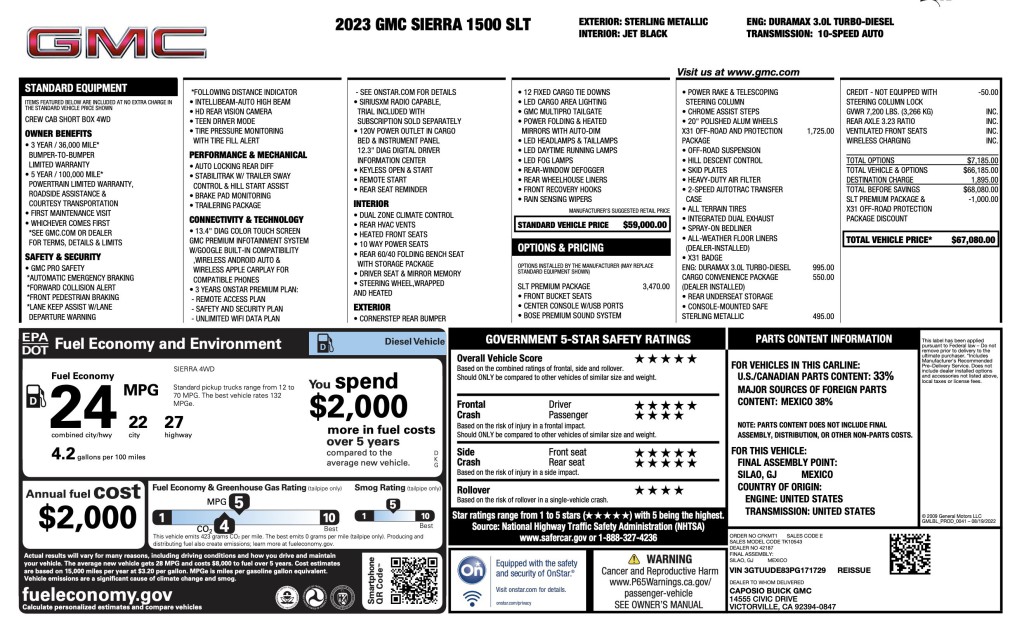 2023 GMC Sierra 1500 Image 10