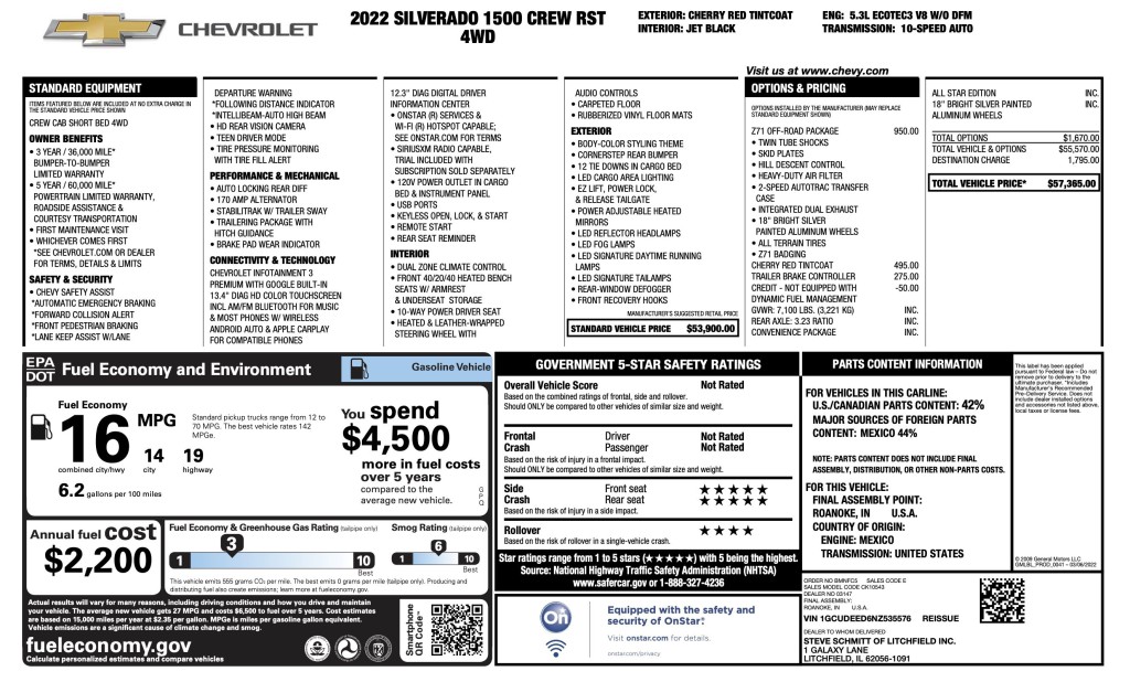2022 Chevrolet Silverado 1500 Image 6