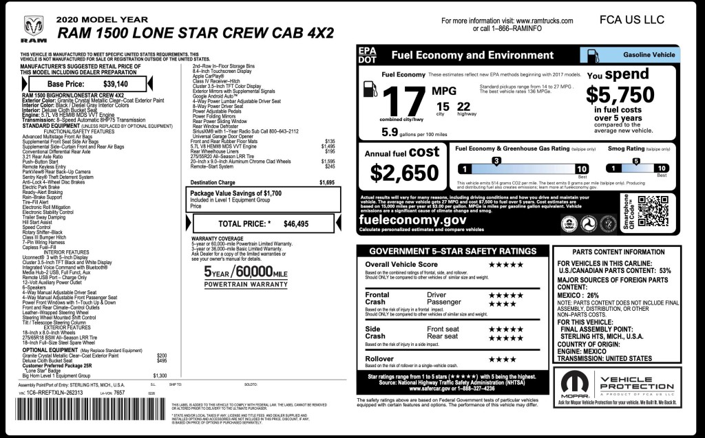2020 RAM 1500 Image 12