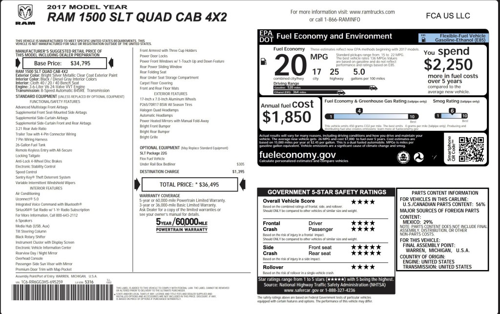 2017 RAM 1500 Image 11