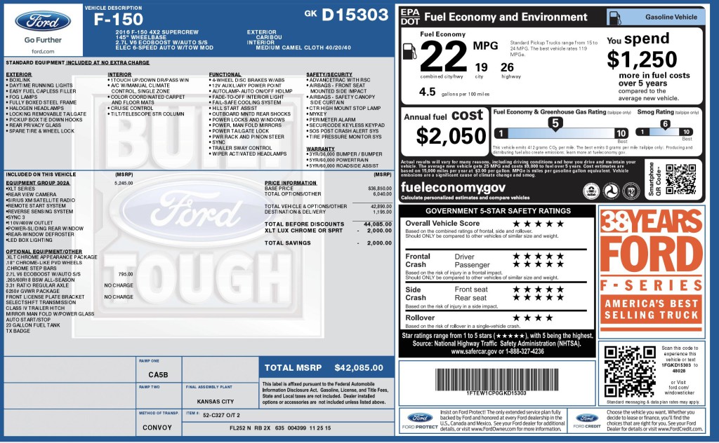2016 Ford F-150 Image 11