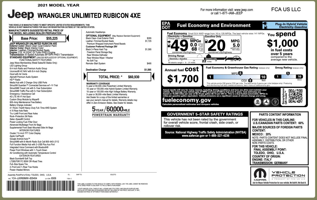 2021 Jeep Wrangler Image 6