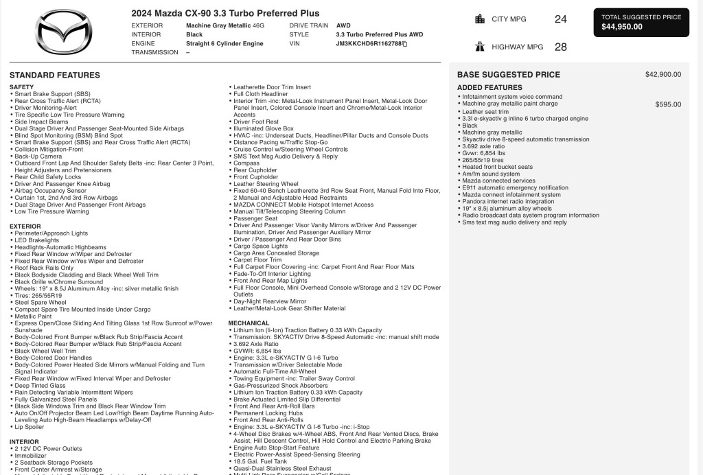 2024 Mazda CX-9 Image 3