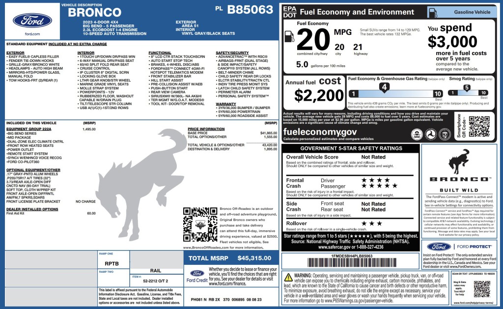 2023 Ford Bronco Image 6