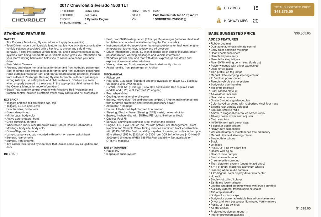 2017 Chevrolet Silverado 1500 Image 3