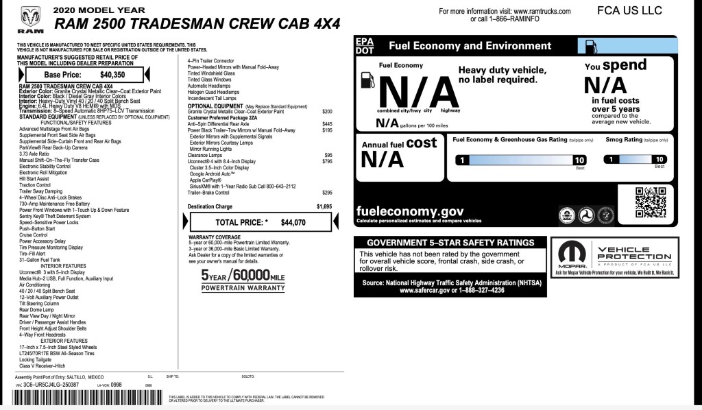 2020 RAM 2500 Image 6
