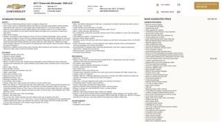 Image for 2017 Chevrolet Silverado 1500 LTZ ID: 7168070