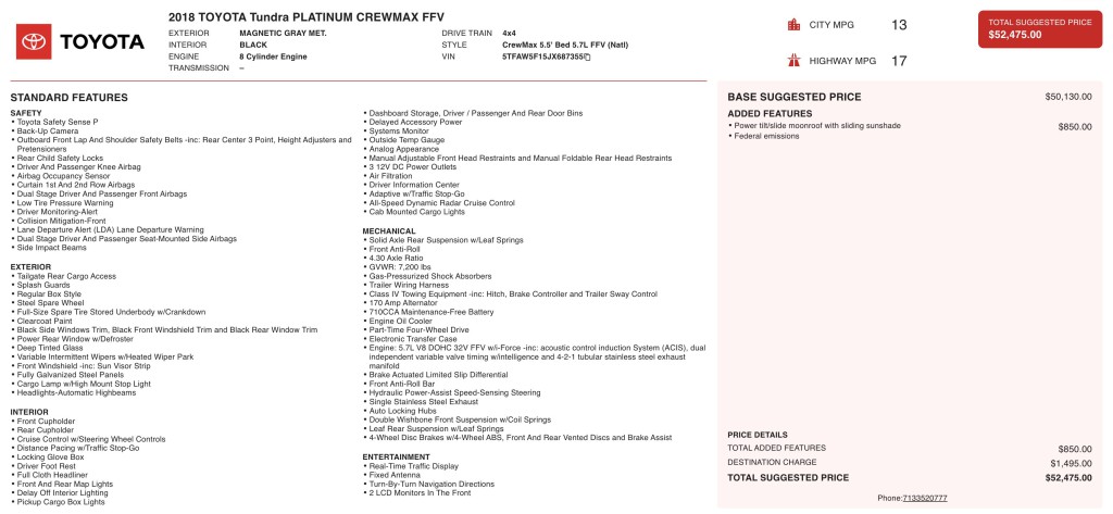 2018 Toyota Tundra Image 7