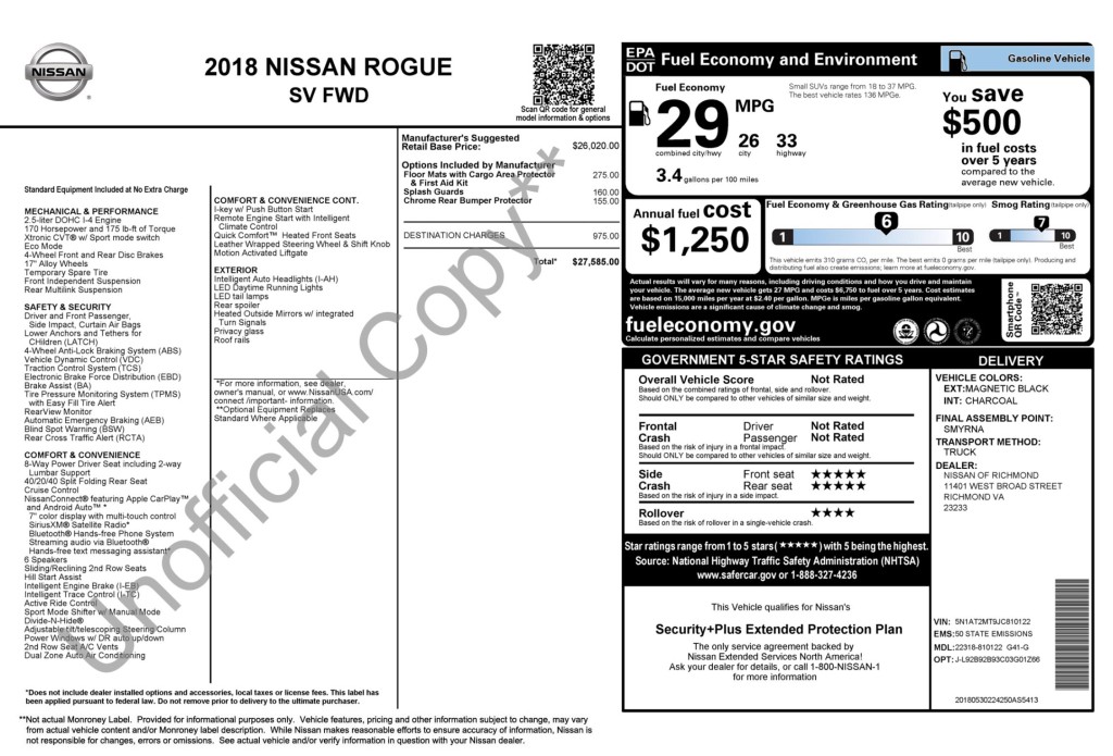 2018 Nissan Rogue Image 6