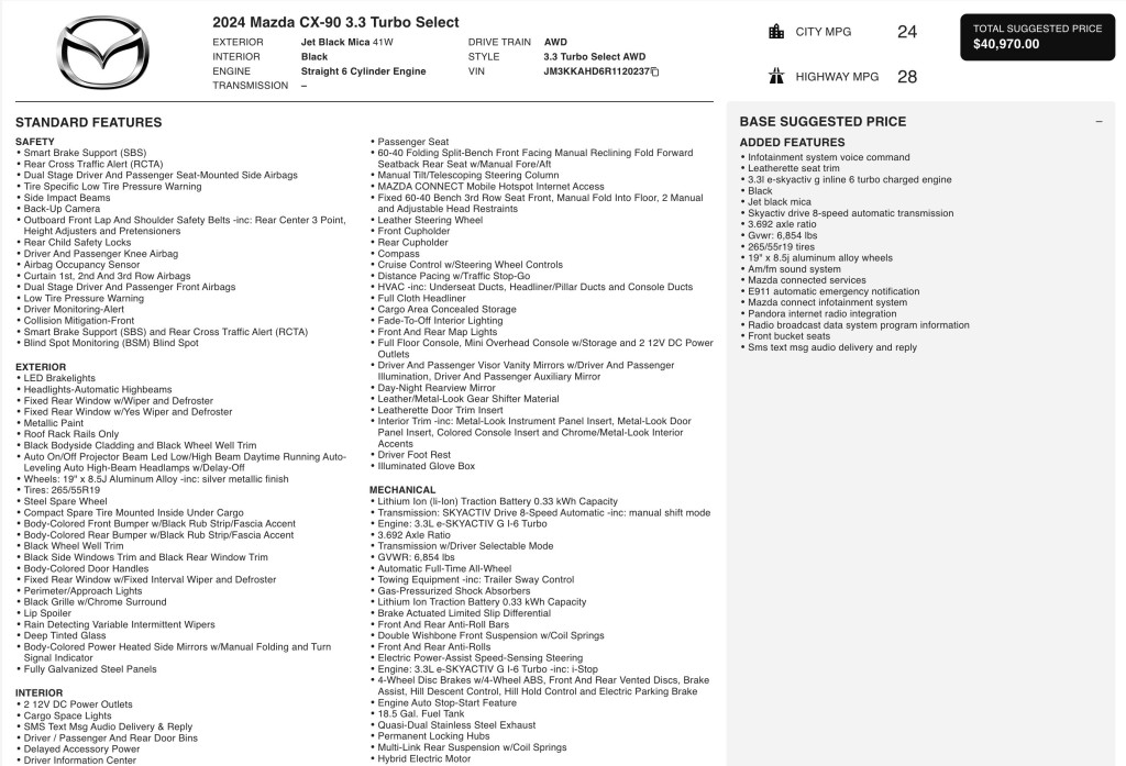 2024 Mazda CX-9 Image 6