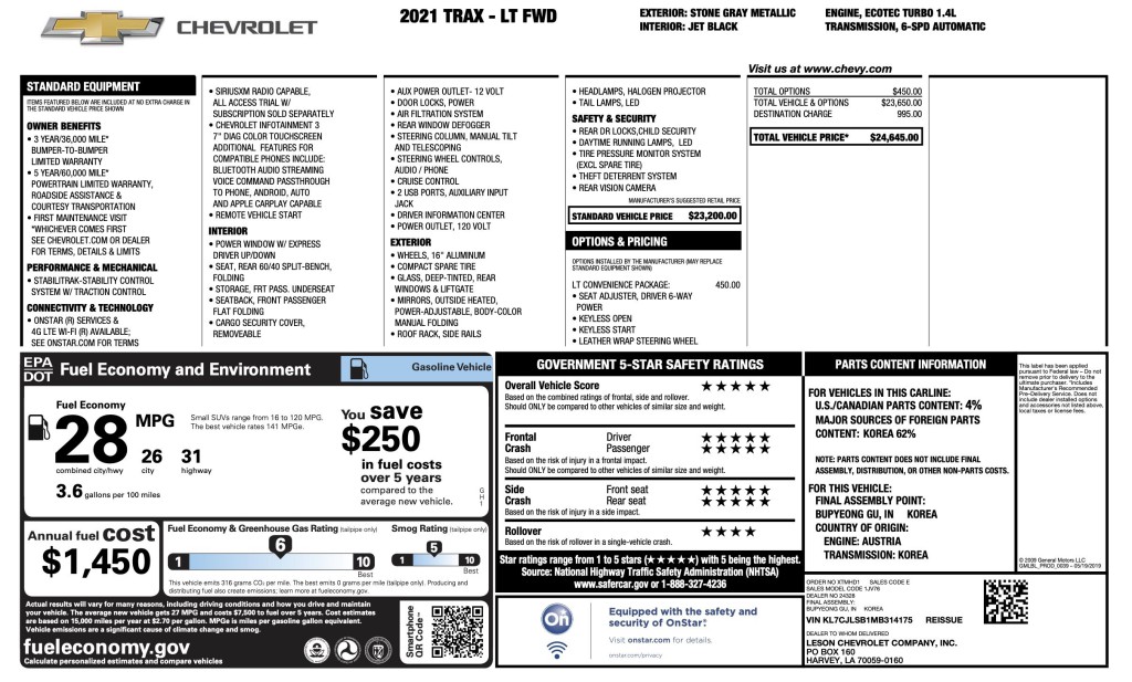 2021 Chevrolet Trax Image 7