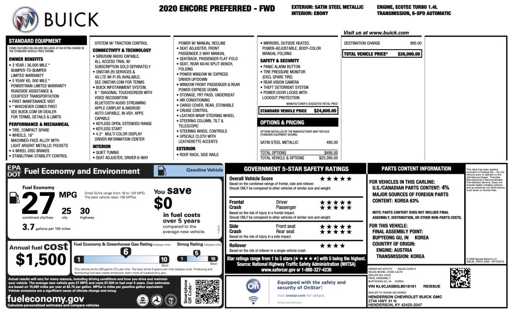 2020 Buick Enclave Image 6
