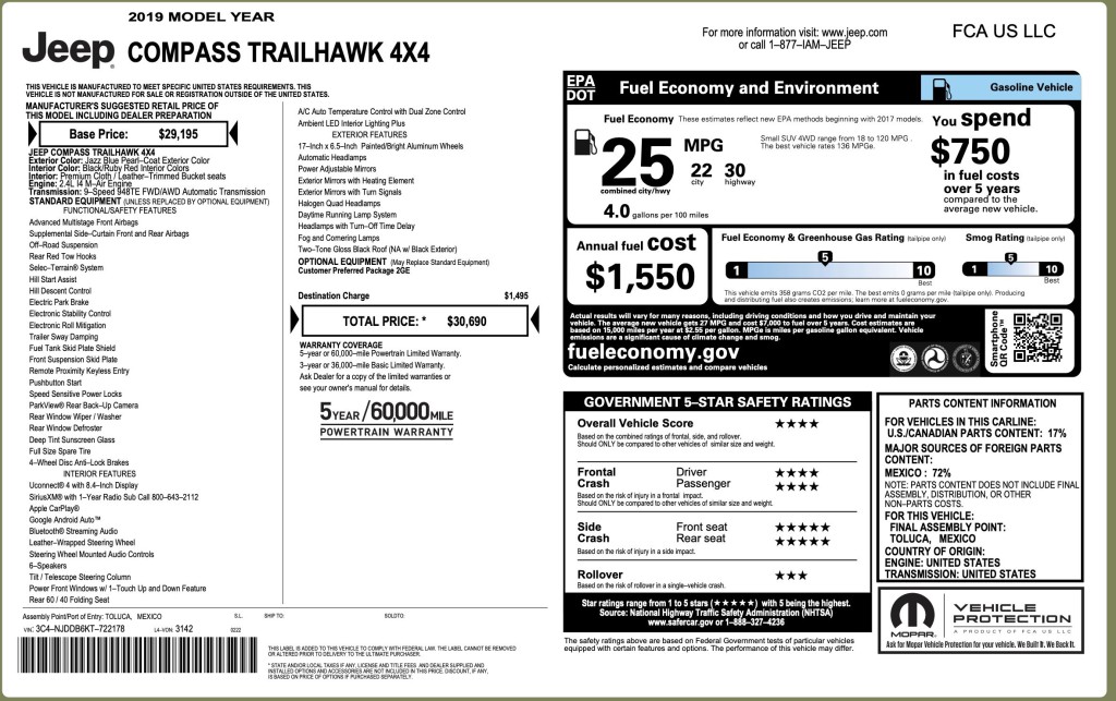 2019 Jeep Compass Image 7