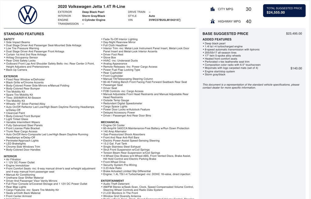 2020 Volkswagen Jetta Image 6