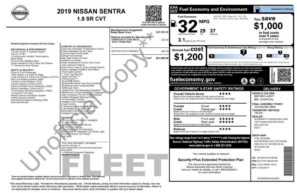 2019 Nissan Sentra Image 3