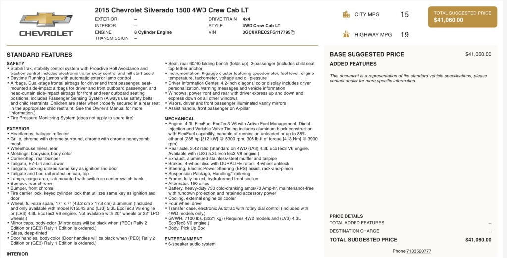 2015 Chevrolet Silverado 1500 Image 12