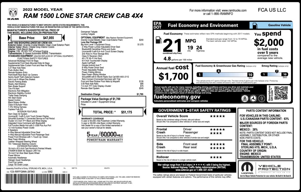 2022 RAM 1500 Image 6