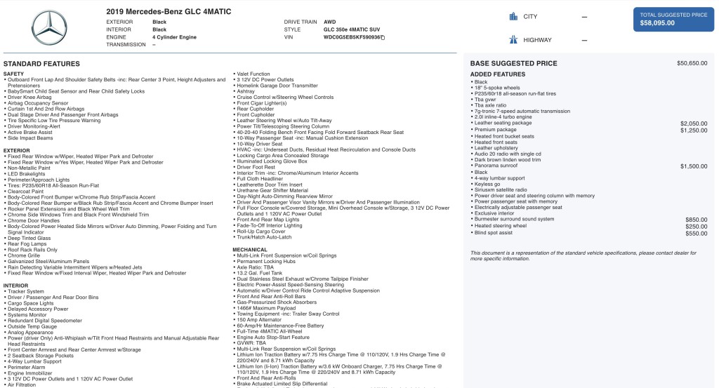 2019 Mercedes-Benz GLC-Class Image 6