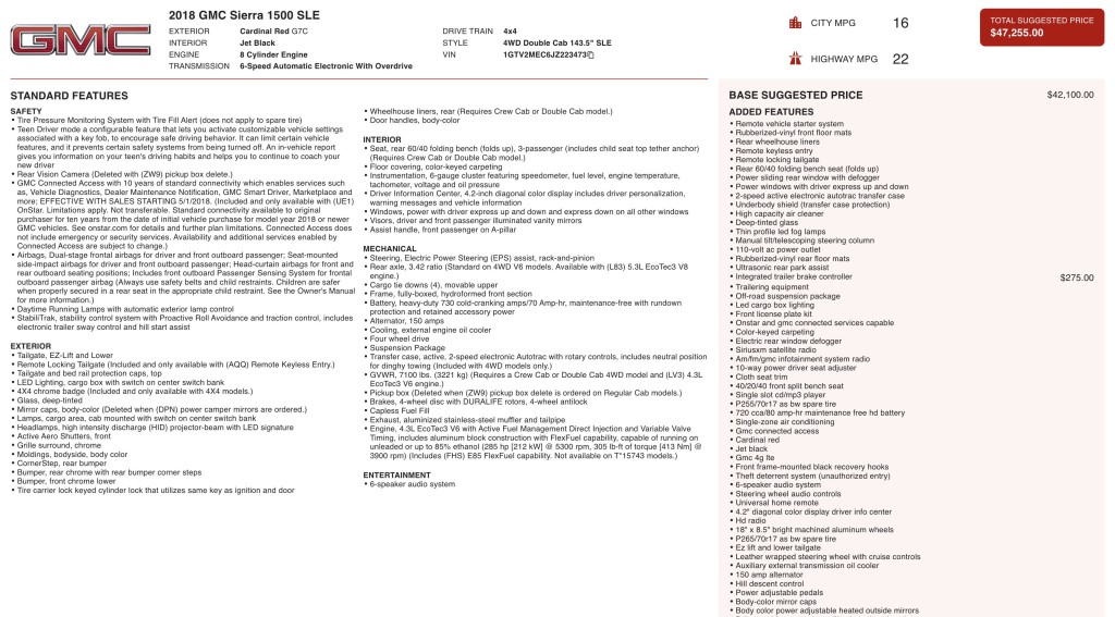 2018 GMC Sierra 1500 Image 3