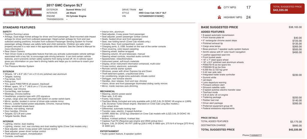 2017 GMC Canyon Image 3