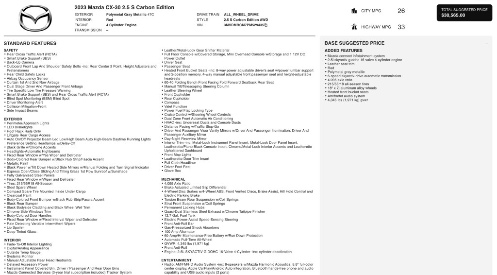 2023 Mazda CX-3 Image 3