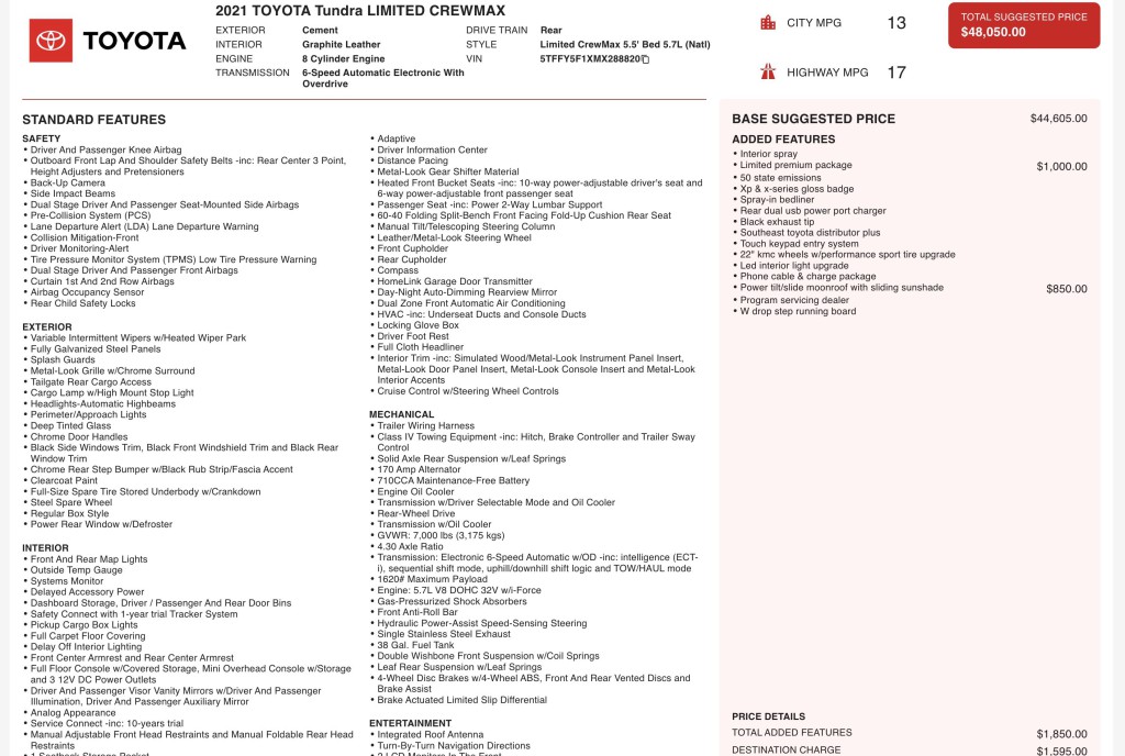 2021 Toyota Tundra Image 12