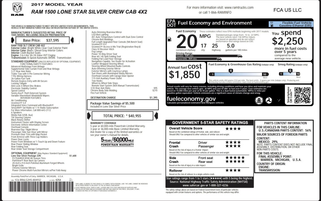 2017 RAM 1500 Image 3