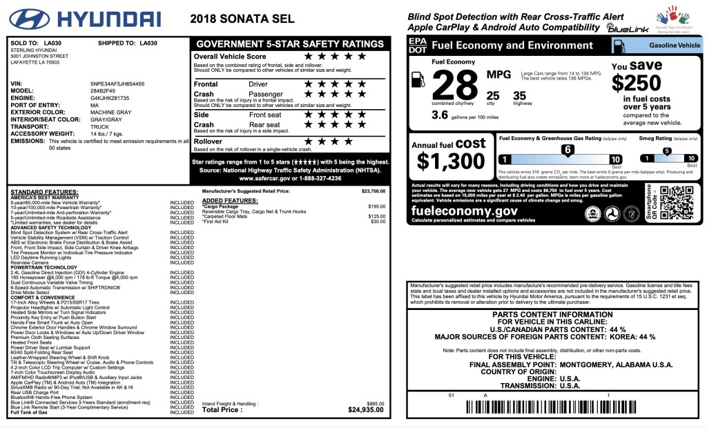 2018 Hyundai Sonata Image 3
