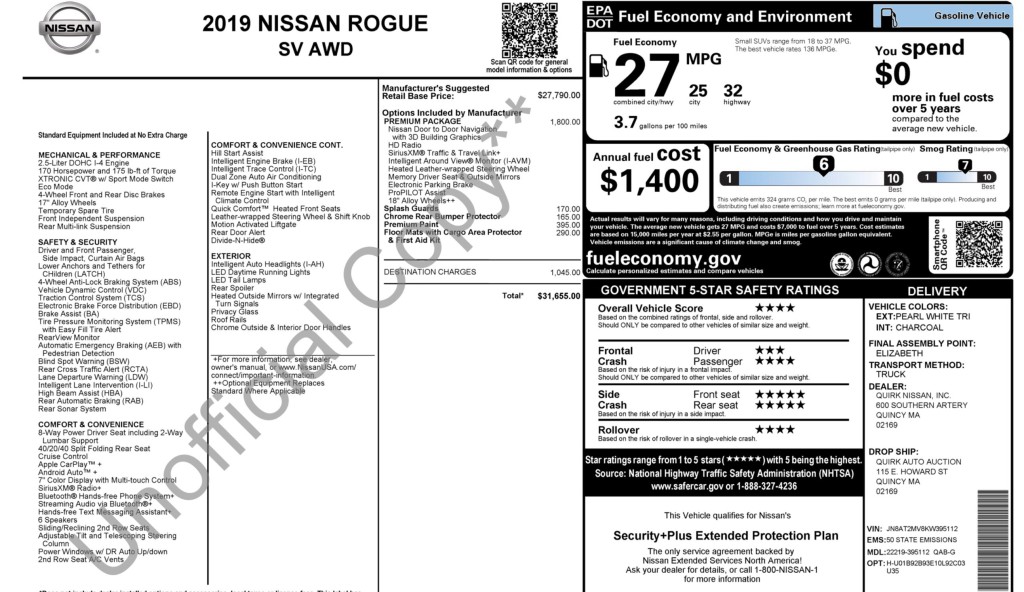 2019 Nissan Rogue Image 7