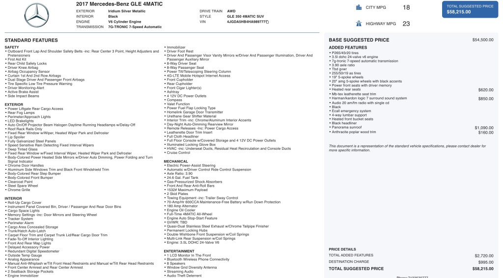 2017 Mercedes-Benz GLE-Class Image 13