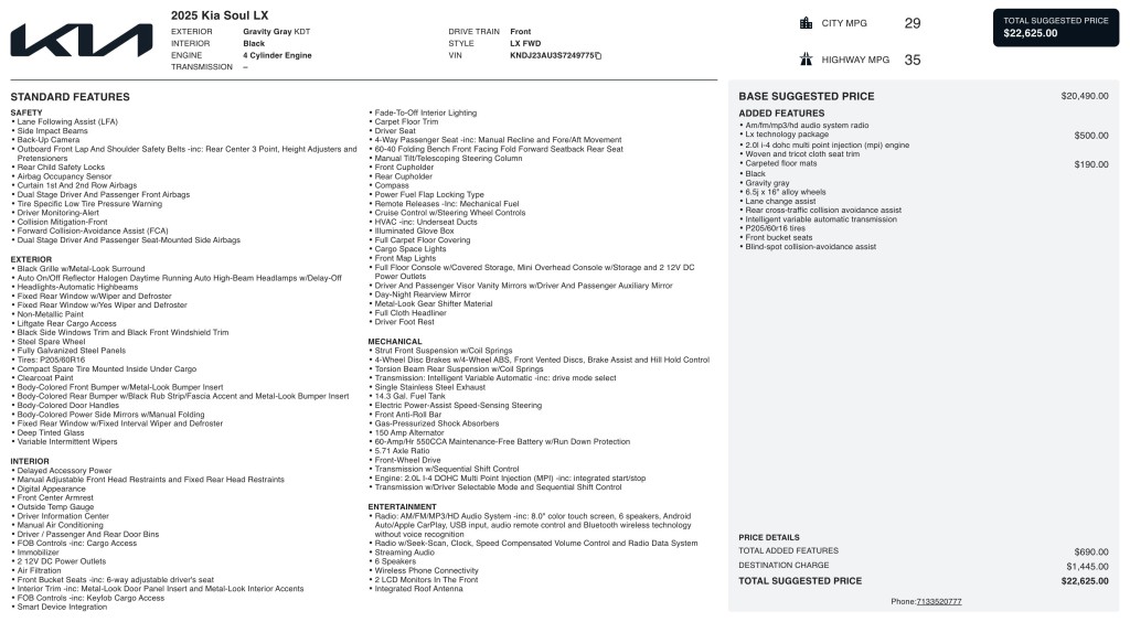 2025 Kia Soul Image 3