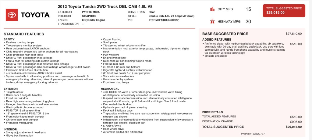 2012 Toyota Tundra Image 7