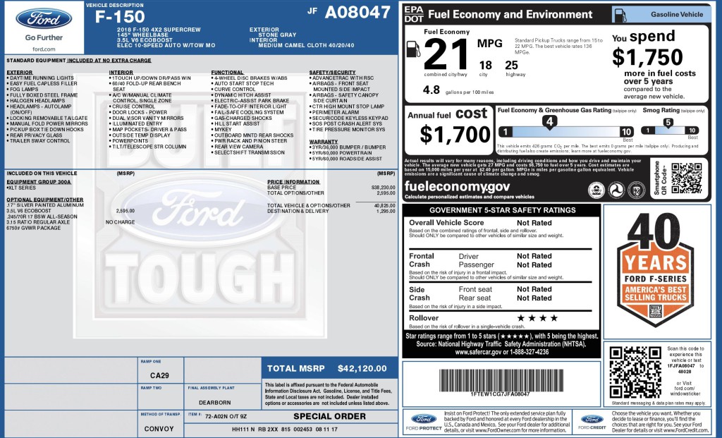 2018 Ford F-150 Image 3