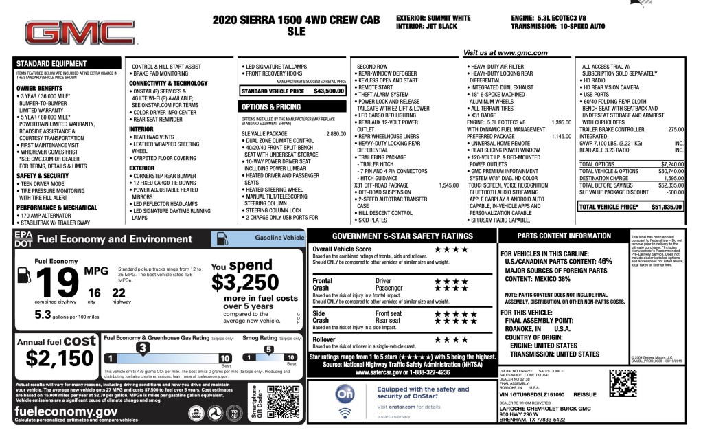 2020 GMC Sierra 1500 Image 7