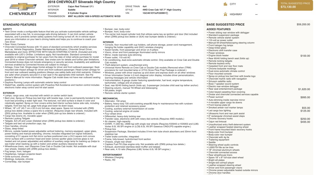 2018 Chevrolet Silverado 1500 Image 3