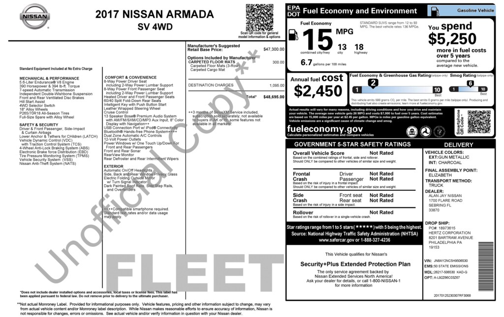 2017 Nissan Armada Image 3
