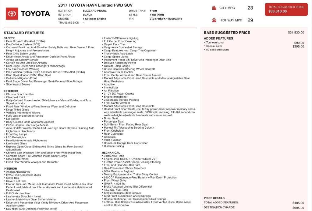 2017 Toyota Rav4 Image 14