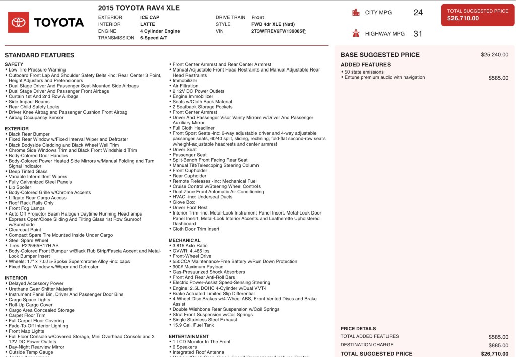 2015 Toyota Rav4 Image 13