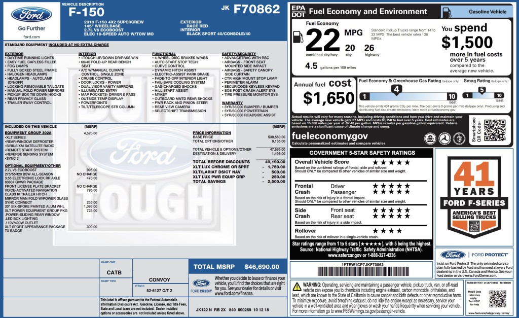 2018 Ford F-150 Image 5