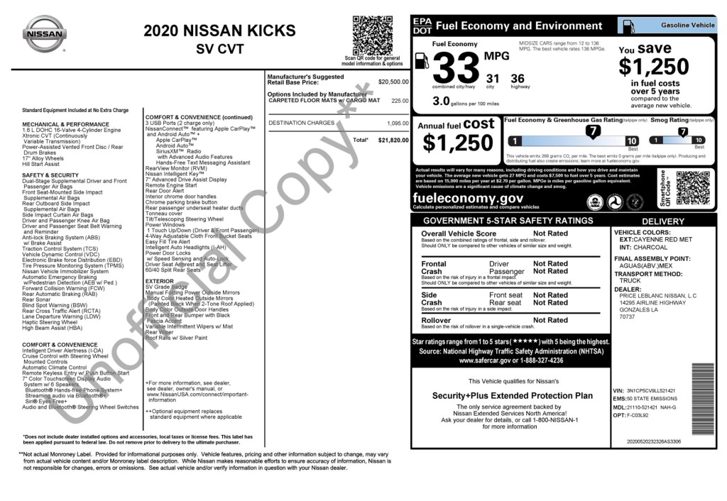 2020 Nissan Kicks Image 10