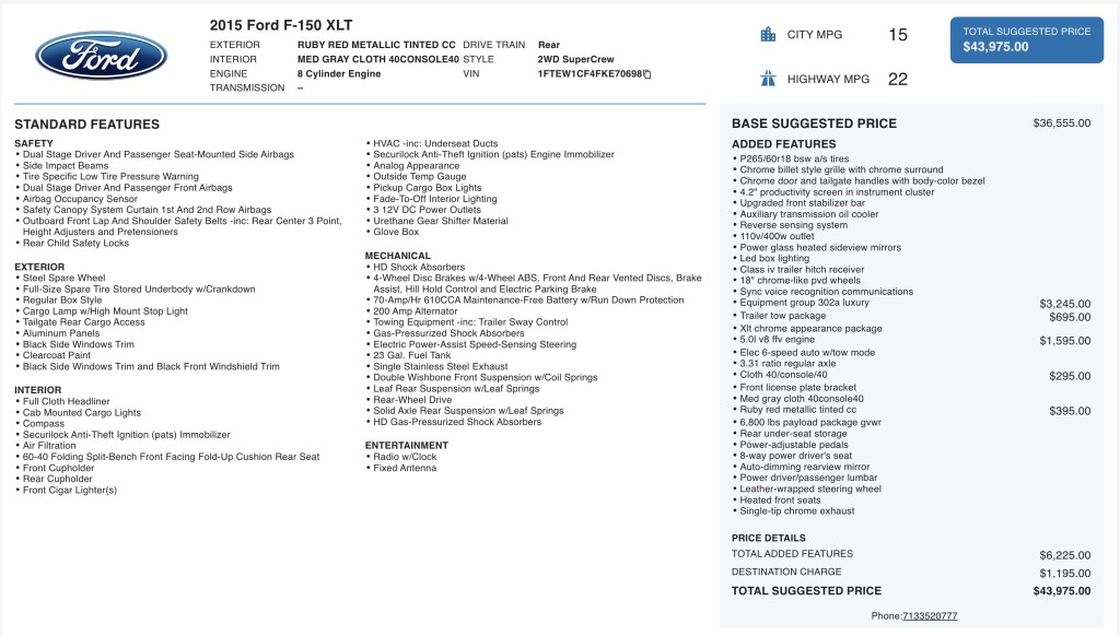 2015 Ford F-150 Image 3