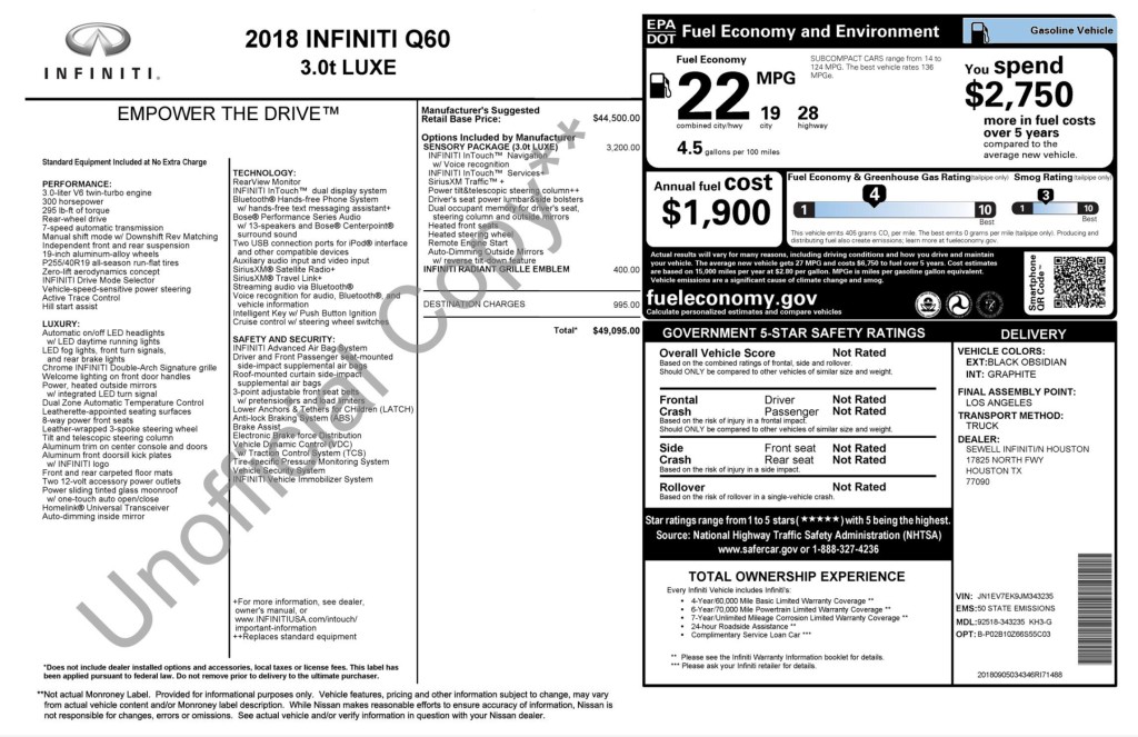 2018 INFINITI Q60 Image 14