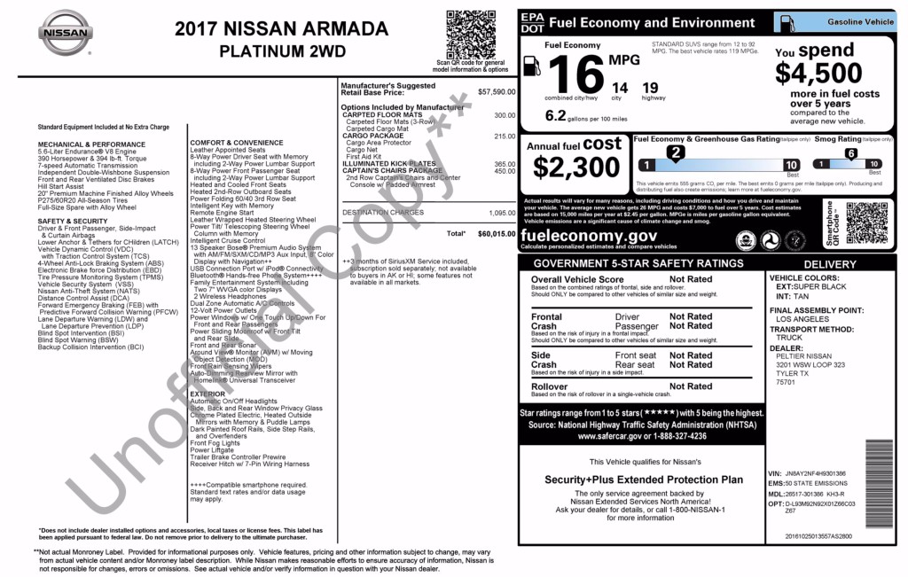 2017 Nissan Armada Image 14