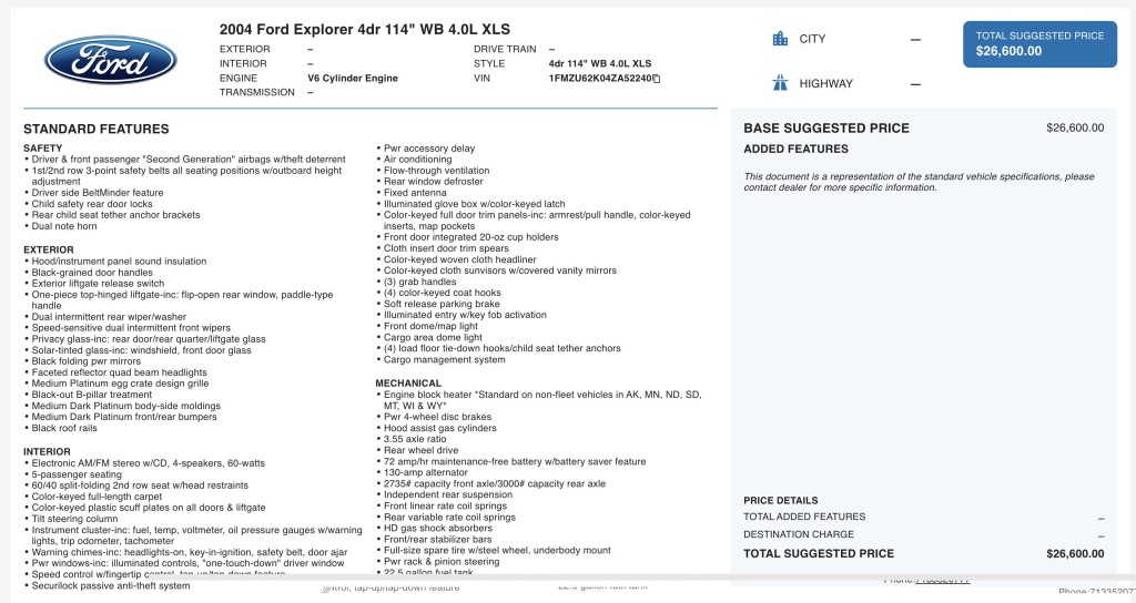 2004 Ford Explorer Image 6