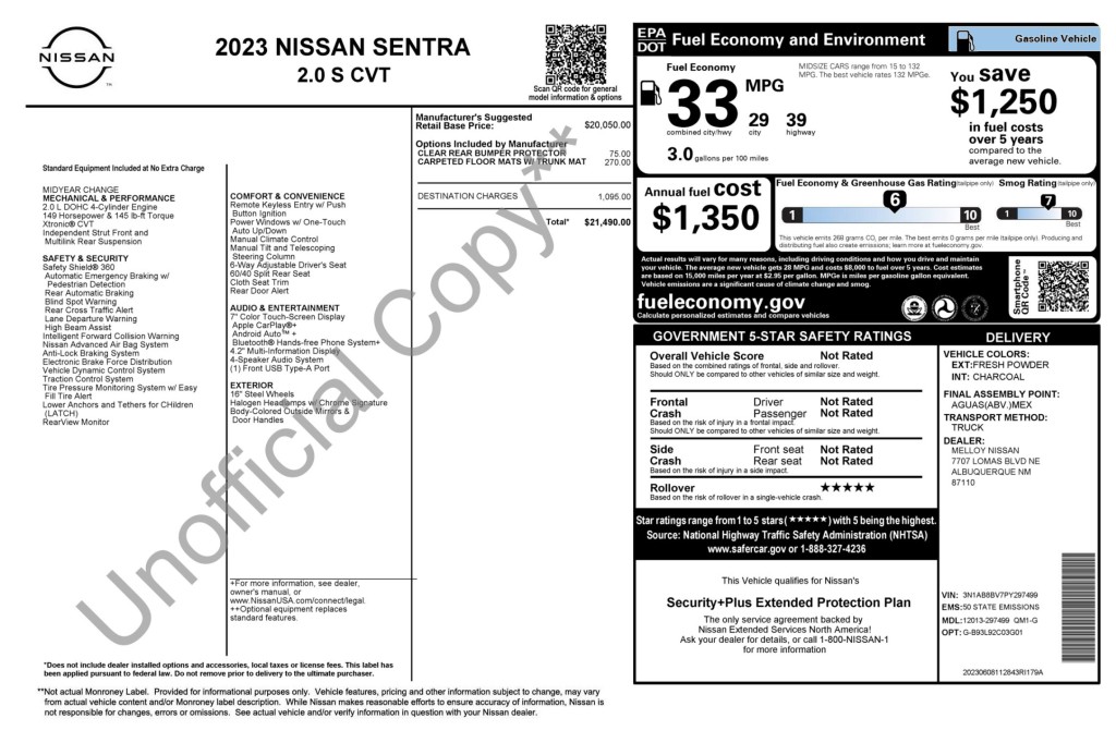 2023 Nissan Sentra Image 11