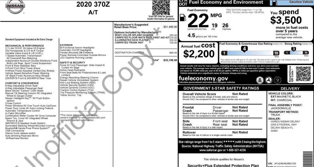 2020 Nissan 370Z Image 3